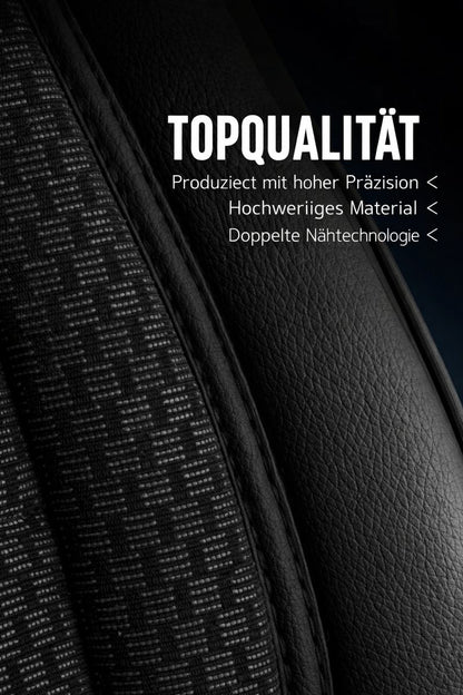 Sitzbezüge Ford E-Transit Custom 2023 - heute – Prestige schwarz – perfekte Passform (Sitz/Sitz)